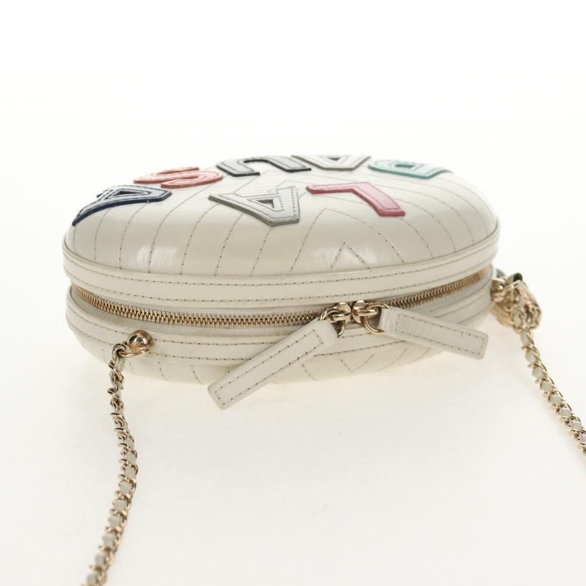 Chanel Chanel La Pausa Evening Bag Chevron Lambskin with Applique Size ONE SIZE - 16 Thumbnail