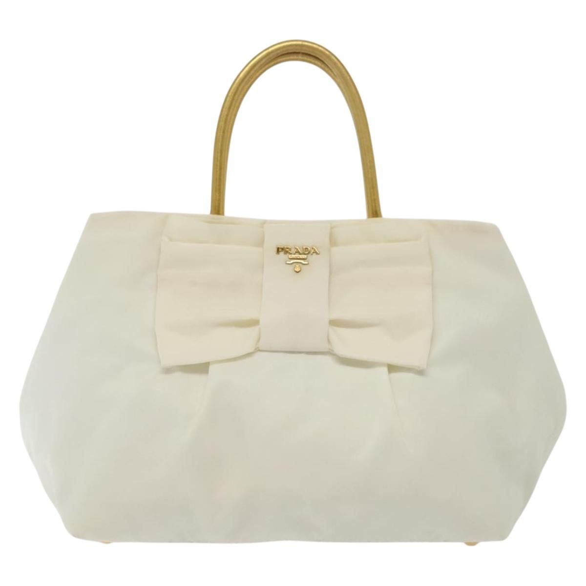Prada Prada Bow Tote Tessuto with Leather Size ONE SIZE - 18 Thumbnail