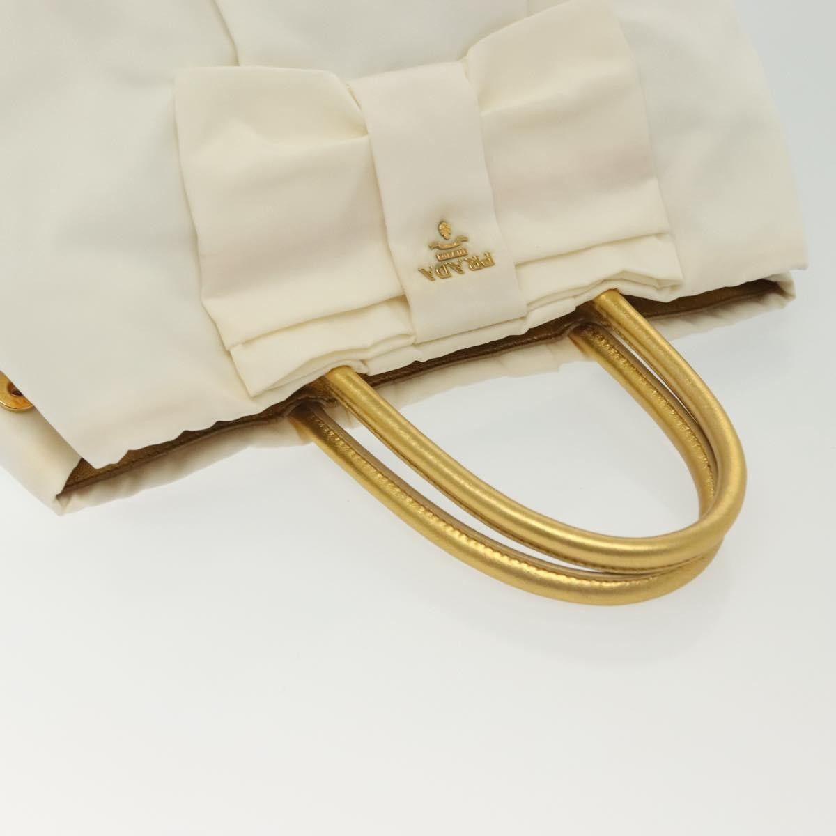 Prada Prada Bow Tote Tessuto with Leather Size ONE SIZE - 16 Thumbnail