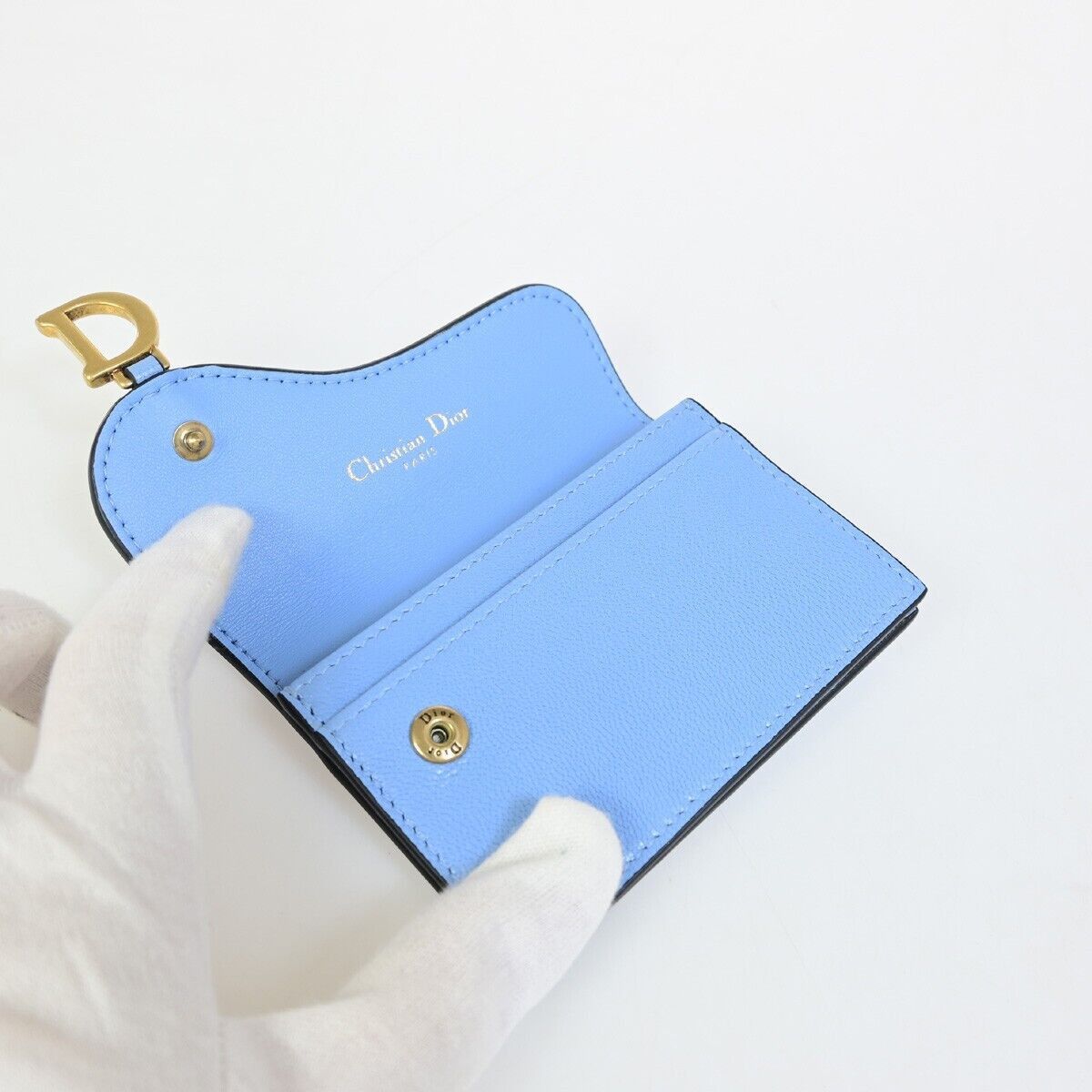 Christian Dior Saddle Handbag Leather
