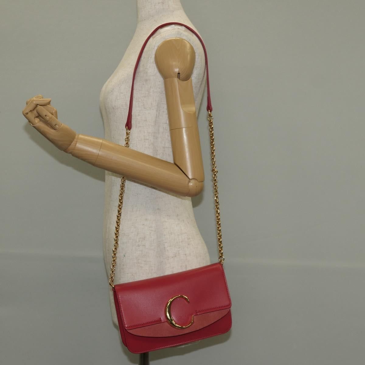 Chloe Chloe C Chain Clutch Leather Size ONE SIZE - 15 Thumbnail