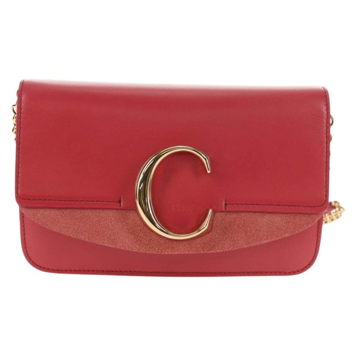 Chloe Chloe C Chain Clutch Leather Size ONE SIZE - 19 Thumbnail