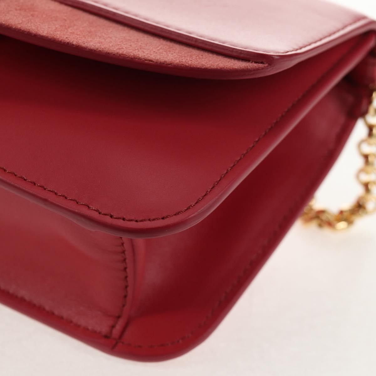 Chloe Chloe C Chain Clutch Leather Size ONE SIZE - 10 Thumbnail