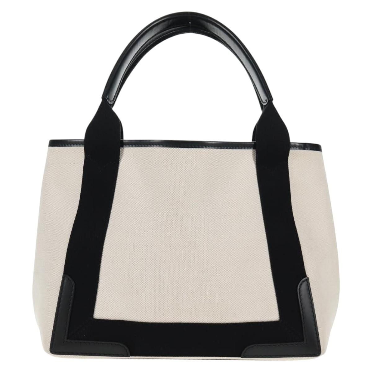 Balenciaga Balenciaga Navy Cabas Canvas with Leather Size ONE SIZE - 2 Thumbnail