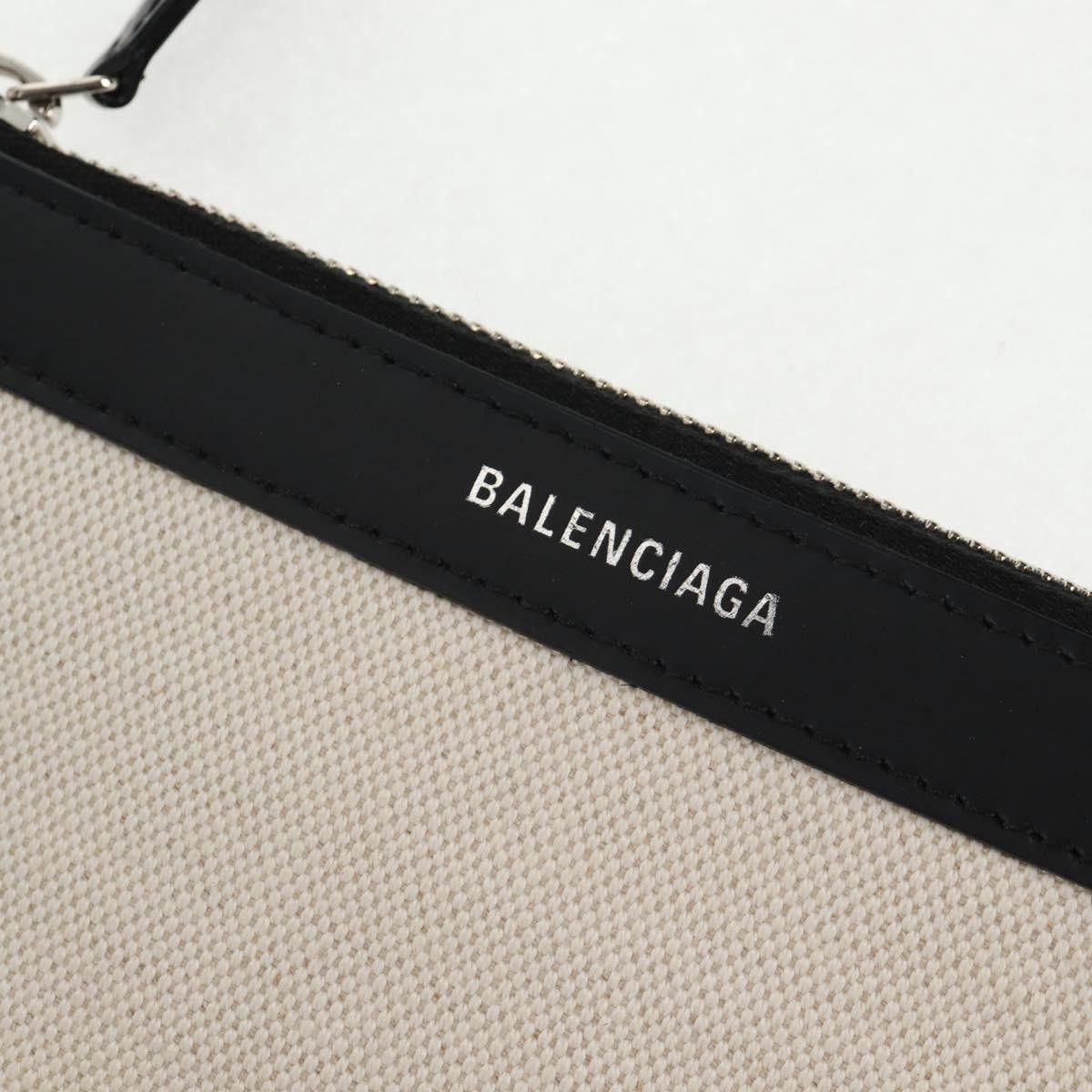 Balenciaga Balenciaga Navy Cabas Canvas with Leather Size ONE SIZE - 24 Thumbnail