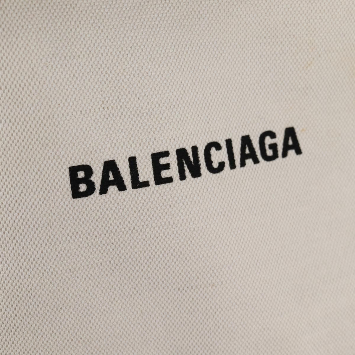 Balenciaga Balenciaga Navy Cabas Canvas with Leather Size ONE SIZE - 20 Thumbnail