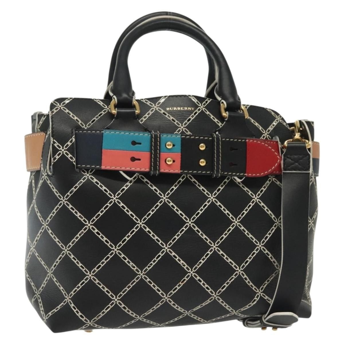 Burberry Burberry Belt Tote Perforated Leather Size ONE SIZE - 19 Thumbnail