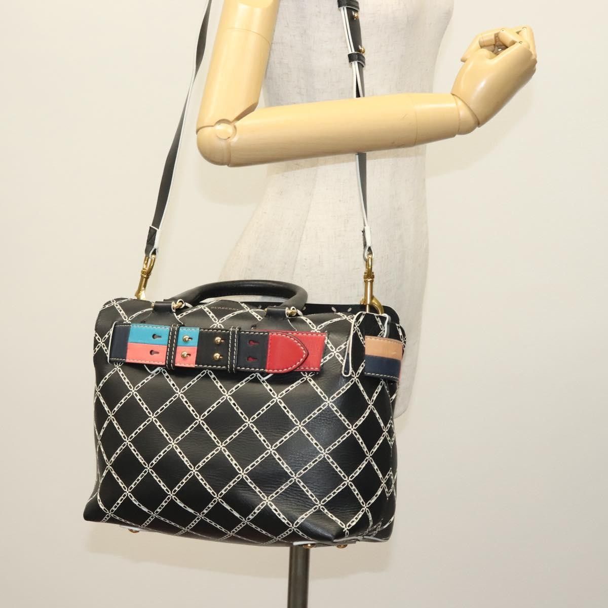Burberry Burberry Belt Tote Perforated Leather Size ONE SIZE - 14 Thumbnail