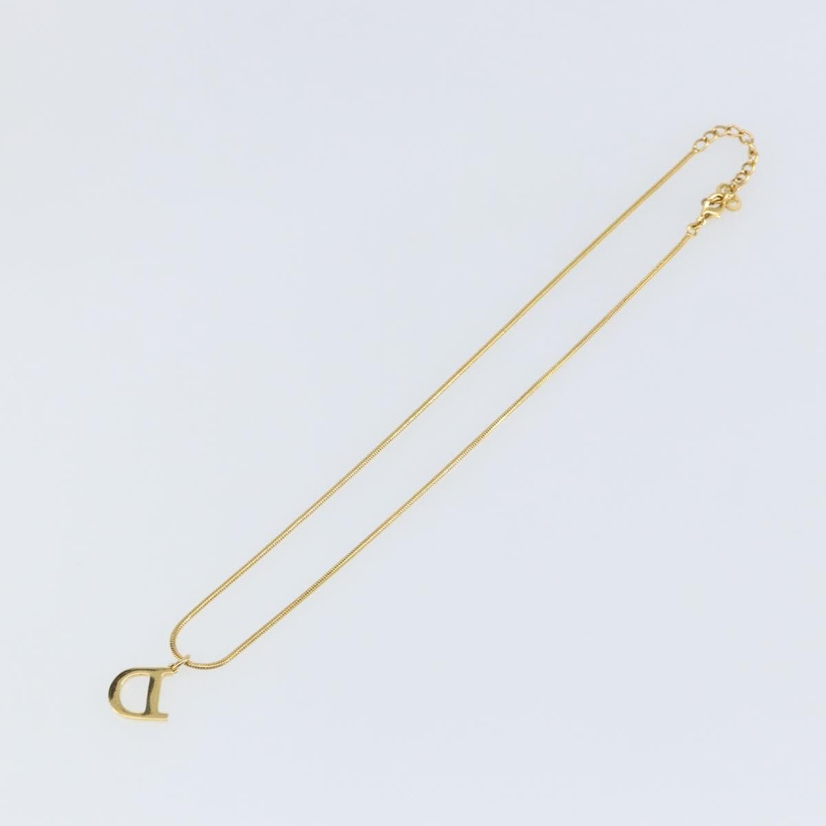 Dior Christian Dior D logo Pendant Necklace Metal Size ONE SIZE - 2 Thumbnail