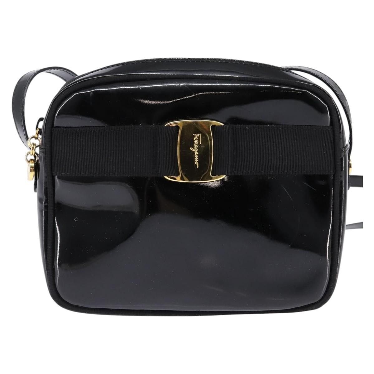 Salvatore Ferragamo Salvatore Ferragamo Vara Bow camera Patent Leather Size ONE SIZE - 20 Thumbnail
