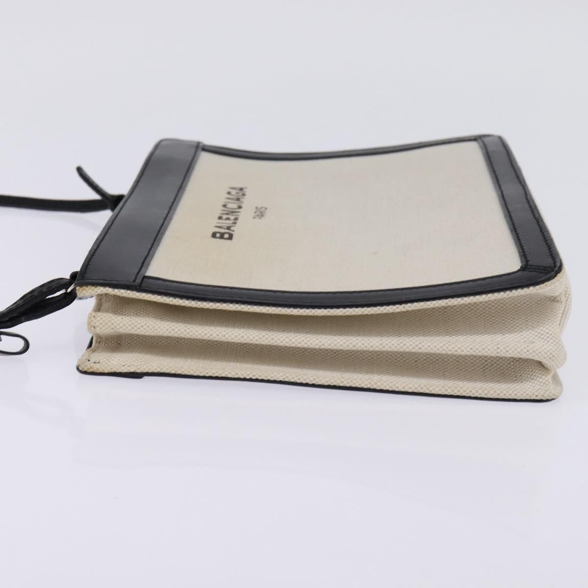 Balenciaga Balenciaga Navy Pochette Canvas and Leather Size ONE SIZE - 3 Thumbnail
