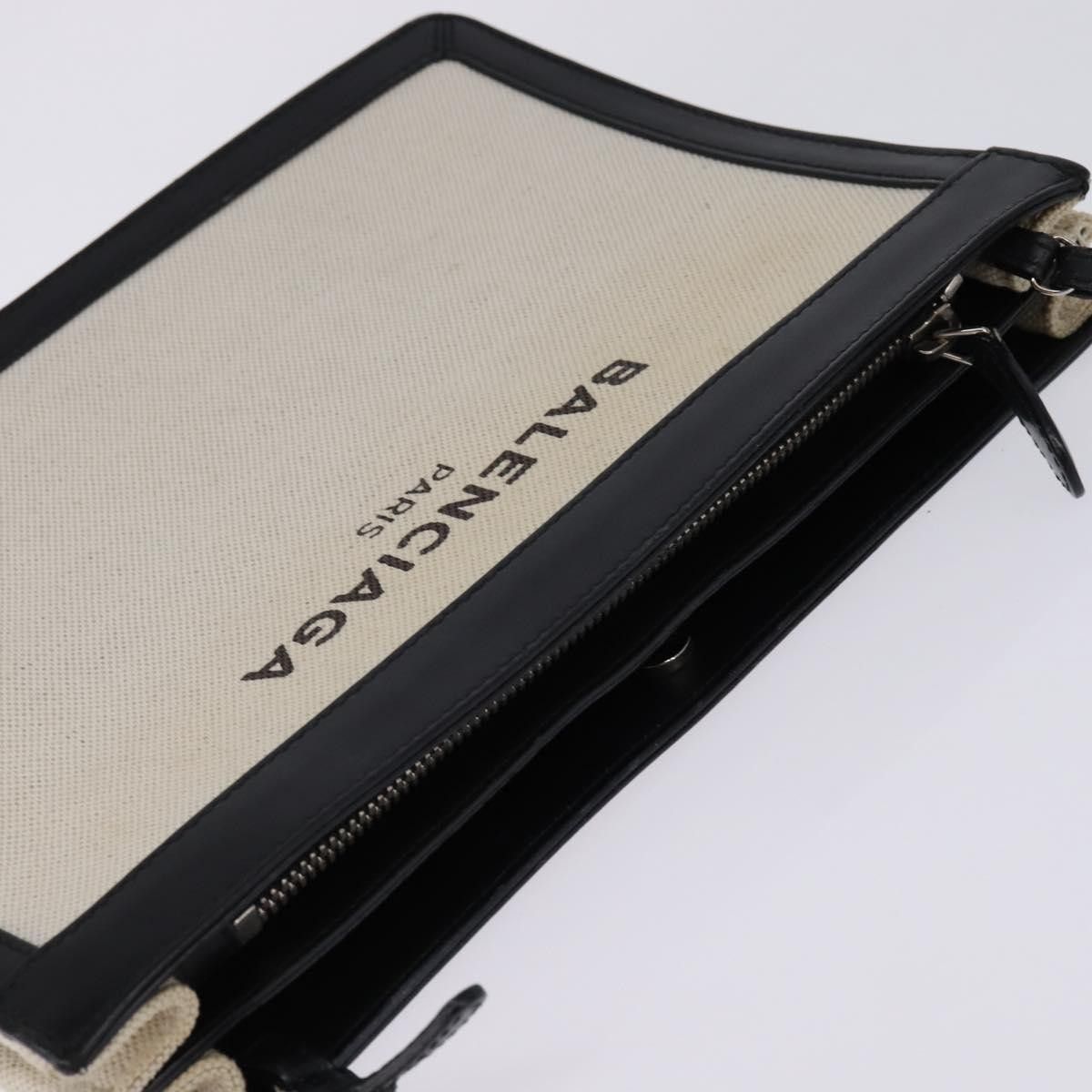 Balenciaga Balenciaga Navy Pochette Canvas and Leather Size ONE SIZE - 13 Thumbnail