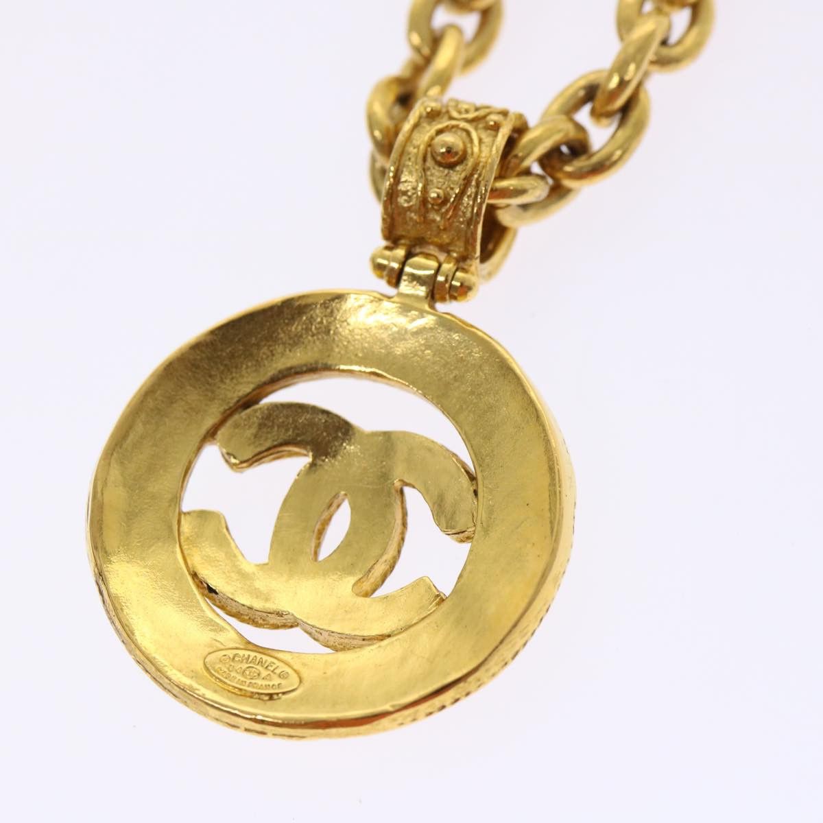 Chanel Chanel CC Open Heart Pendant Necklace Metal Size ONE SIZE - 3 Thumbnail