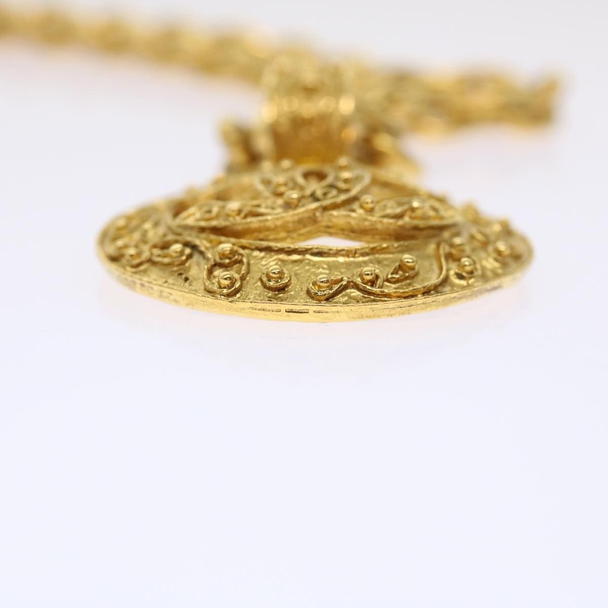 Chanel Chanel CC Open Heart Pendant Necklace Metal Size ONE SIZE - 10 Thumbnail