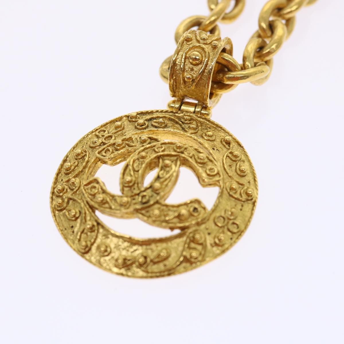 Chanel Chanel CC Open Heart Pendant Necklace Metal Size ONE SIZE - 2 Thumbnail