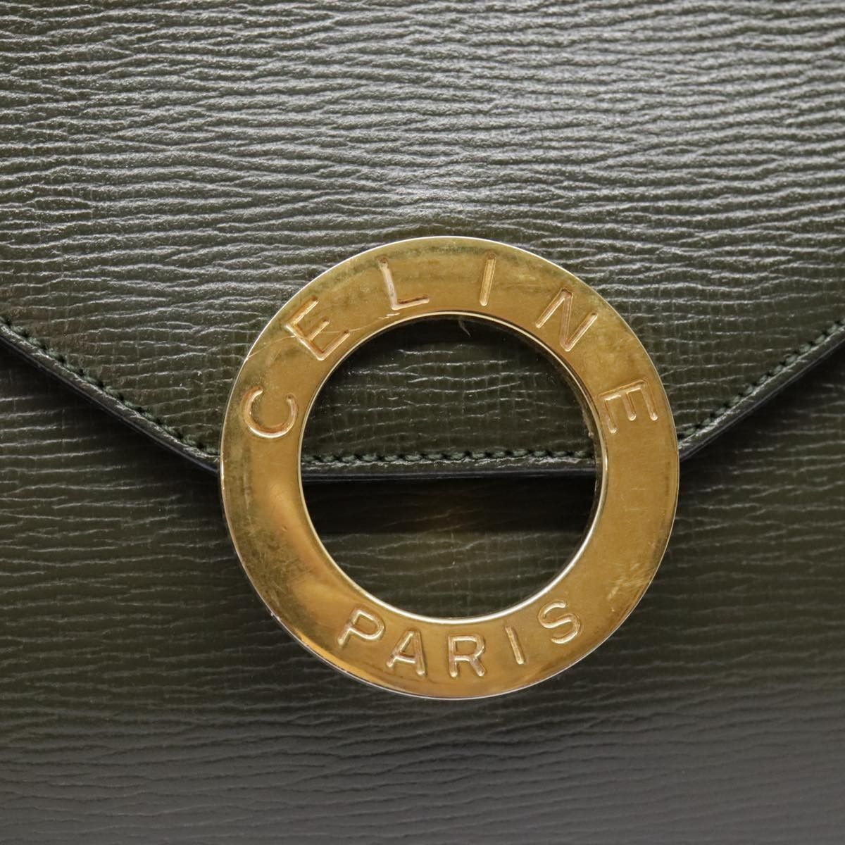 Celine Celine Vintage Circle Logo Crossbody Bag Leather Size ONE SIZE - 12 Thumbnail