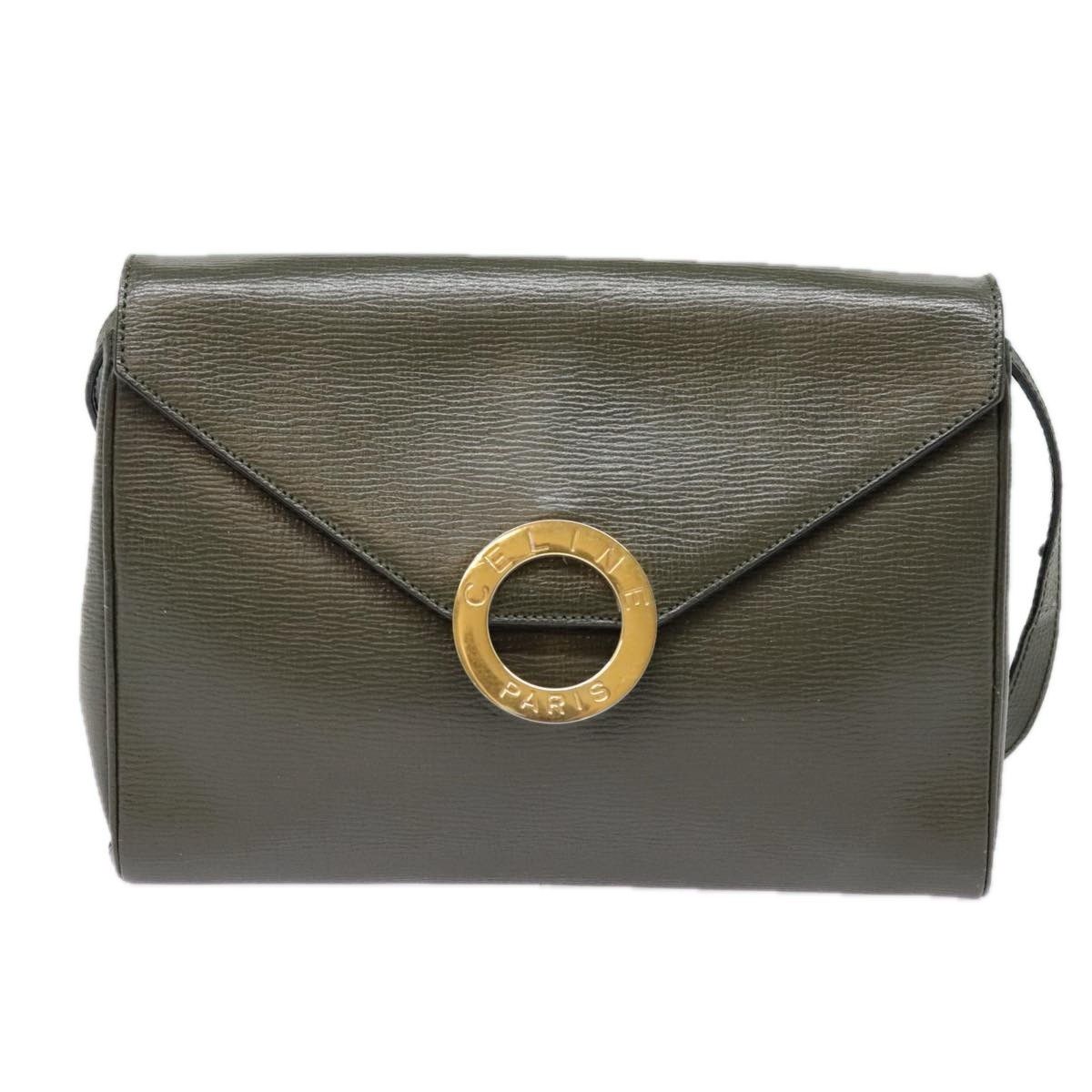 Celine Celine Vintage Circle Logo Crossbody Bag Leather Size ONE SIZE - 19 Thumbnail