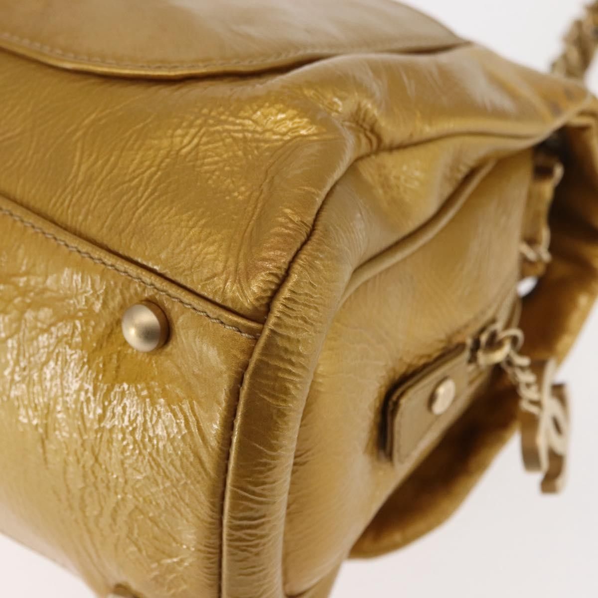 Chanel Chanel Luxe Ligne Flap Bag Patent Size ONE SIZE - 11 Thumbnail