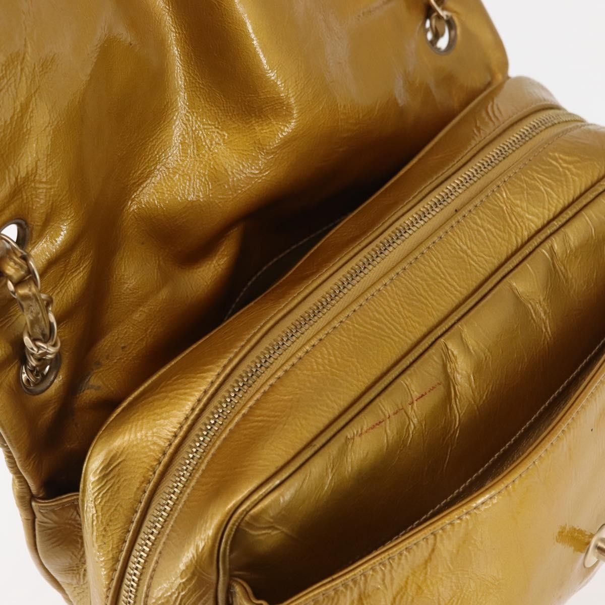 Chanel Chanel Luxe Ligne Flap Bag Patent Size ONE SIZE - 14 Thumbnail