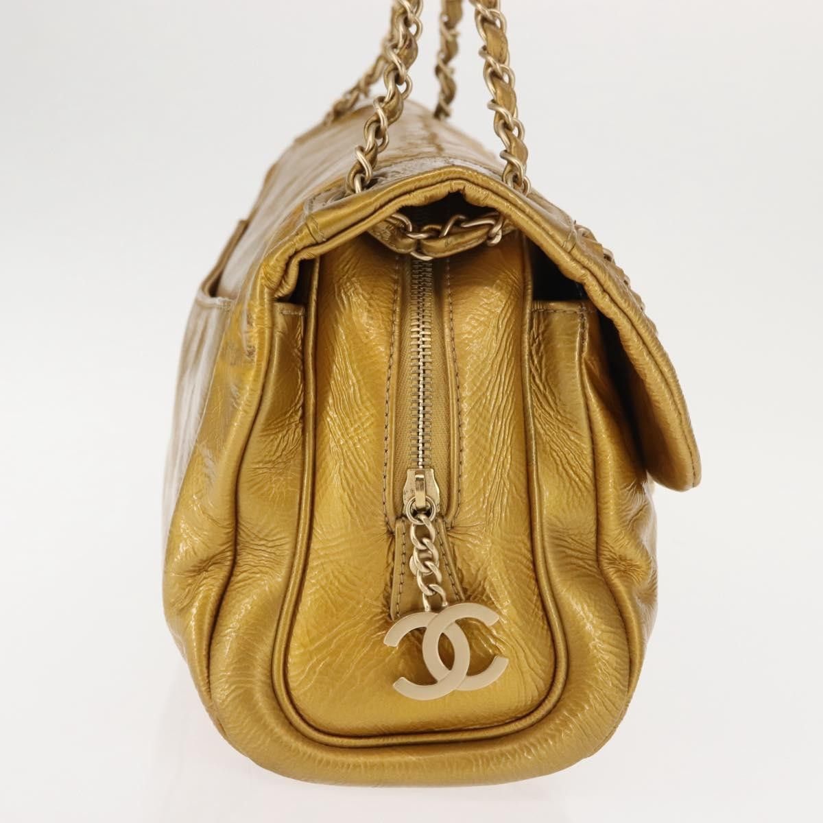 Chanel Chanel Luxe Ligne Flap Bag Patent Size ONE SIZE - 4 Thumbnail