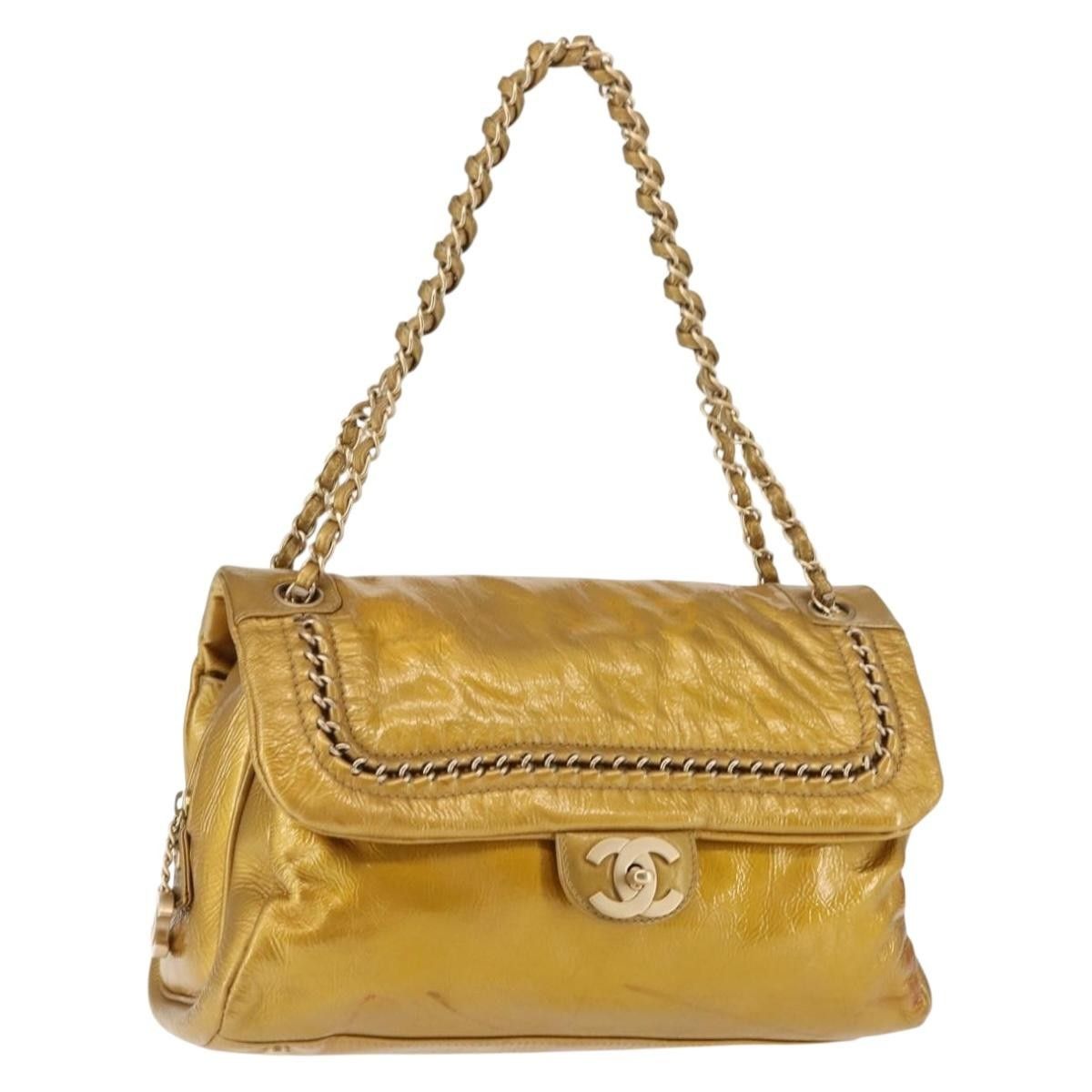 Chanel Chanel Luxe Ligne Flap Bag Patent Size ONE SIZE - 23 Thumbnail