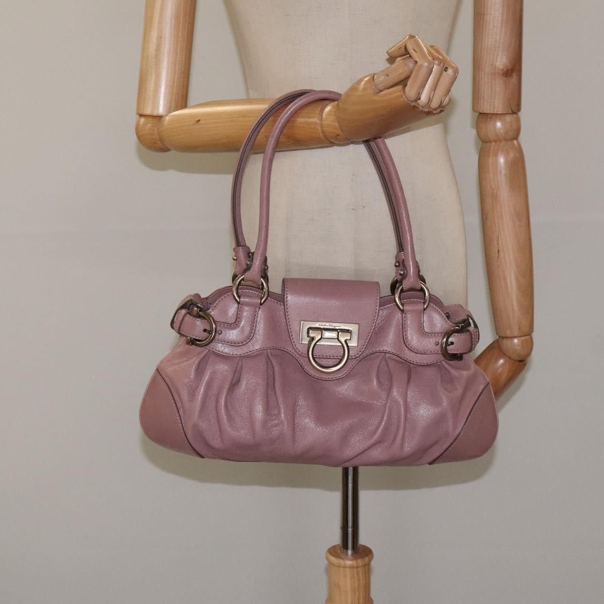 Salvatore Ferragamo Salvatore Ferragamo Marisa Satchel Leather Size ONE SIZE - 14 Thumbnail