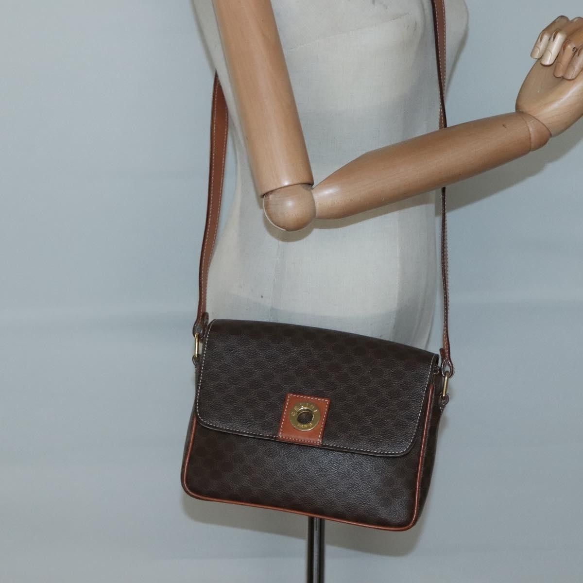 Celine Celine Vintage Macadam Shoulder Bag Canvas Size ONE SIZE - 13 Thumbnail