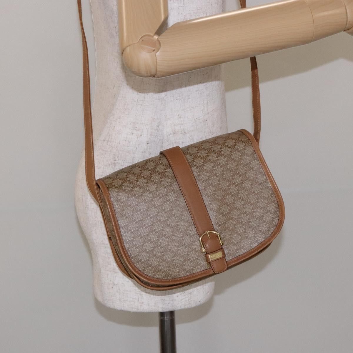 Celine Celine Vintage Triomphe Shoulder Bag Canvas Size ONE SIZE - 14 Thumbnail
