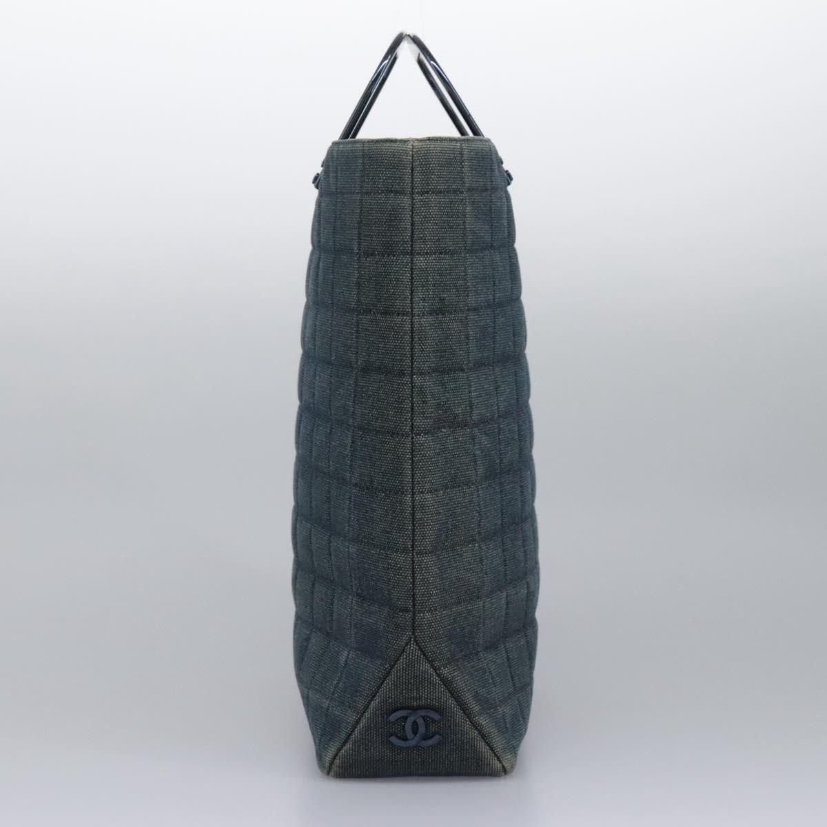 Chanel Chanel Chocolate Bar Tote Quilted Canvas Size ONE SIZE - 4 Thumbnail