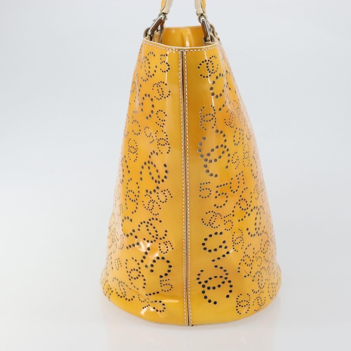 Chanel Chanel CC No.5 Shopping Tote Perforated Patent Size ONE SIZE - 4 Thumbnail