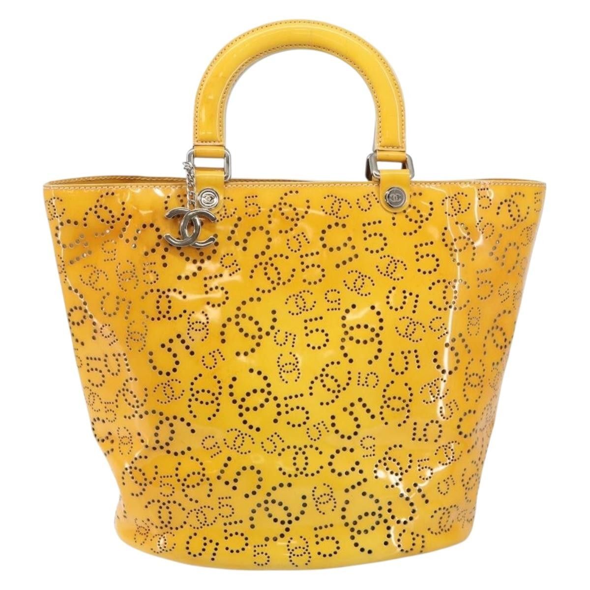 Chanel Chanel CC No.5 Shopping Tote Perforated Patent Size ONE SIZE - 20 Thumbnail