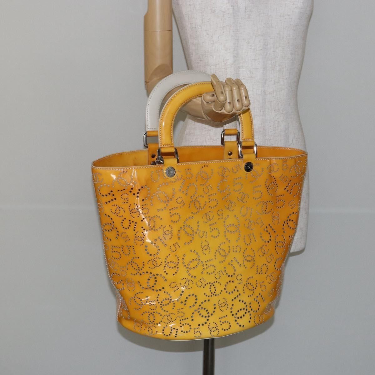 Chanel Chanel CC No.5 Shopping Tote Perforated Patent Size ONE SIZE - 15 Thumbnail