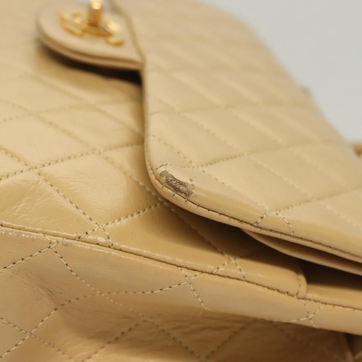 Chanel Chanel Vintage Classic Double Flap Bag Quilted Lambskin Size ONE SIZE - 5 Thumbnail