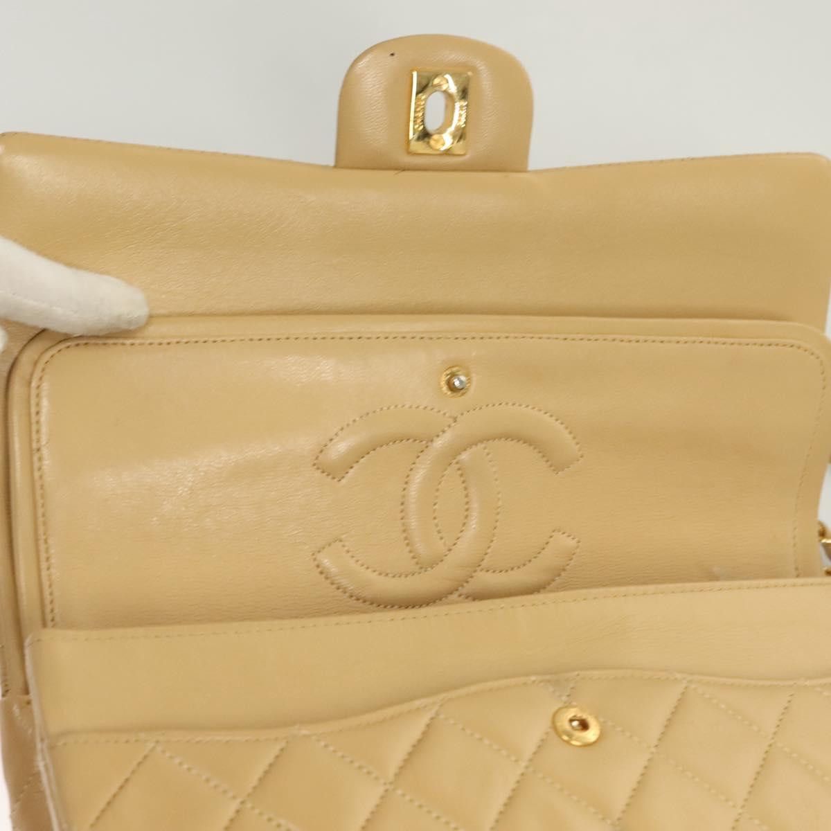 Chanel Chanel Vintage Classic Double Flap Bag Quilted Lambskin Size ONE SIZE - 18 Thumbnail