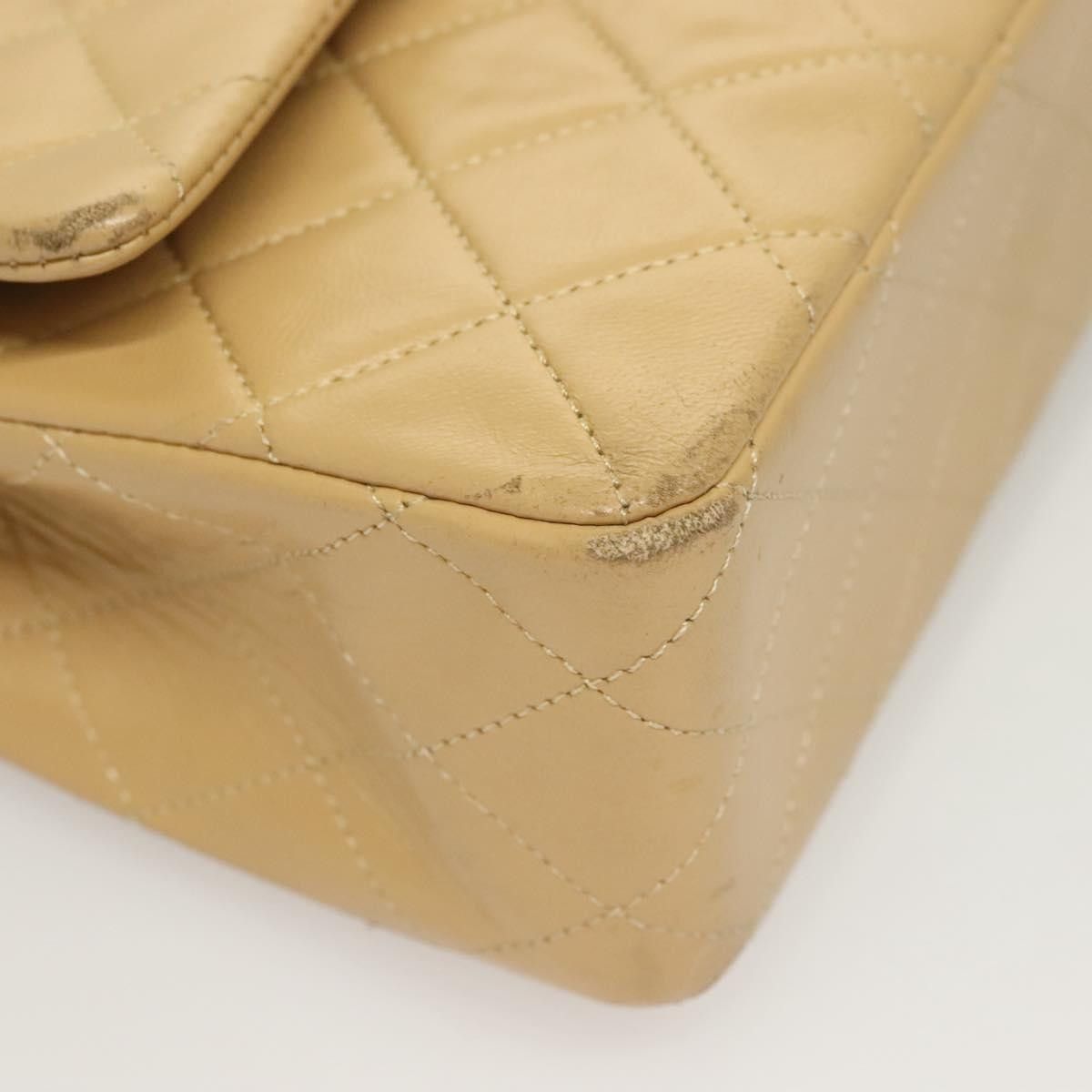 Chanel Chanel Vintage Classic Double Flap Bag Quilted Lambskin Size ONE SIZE - 11 Thumbnail