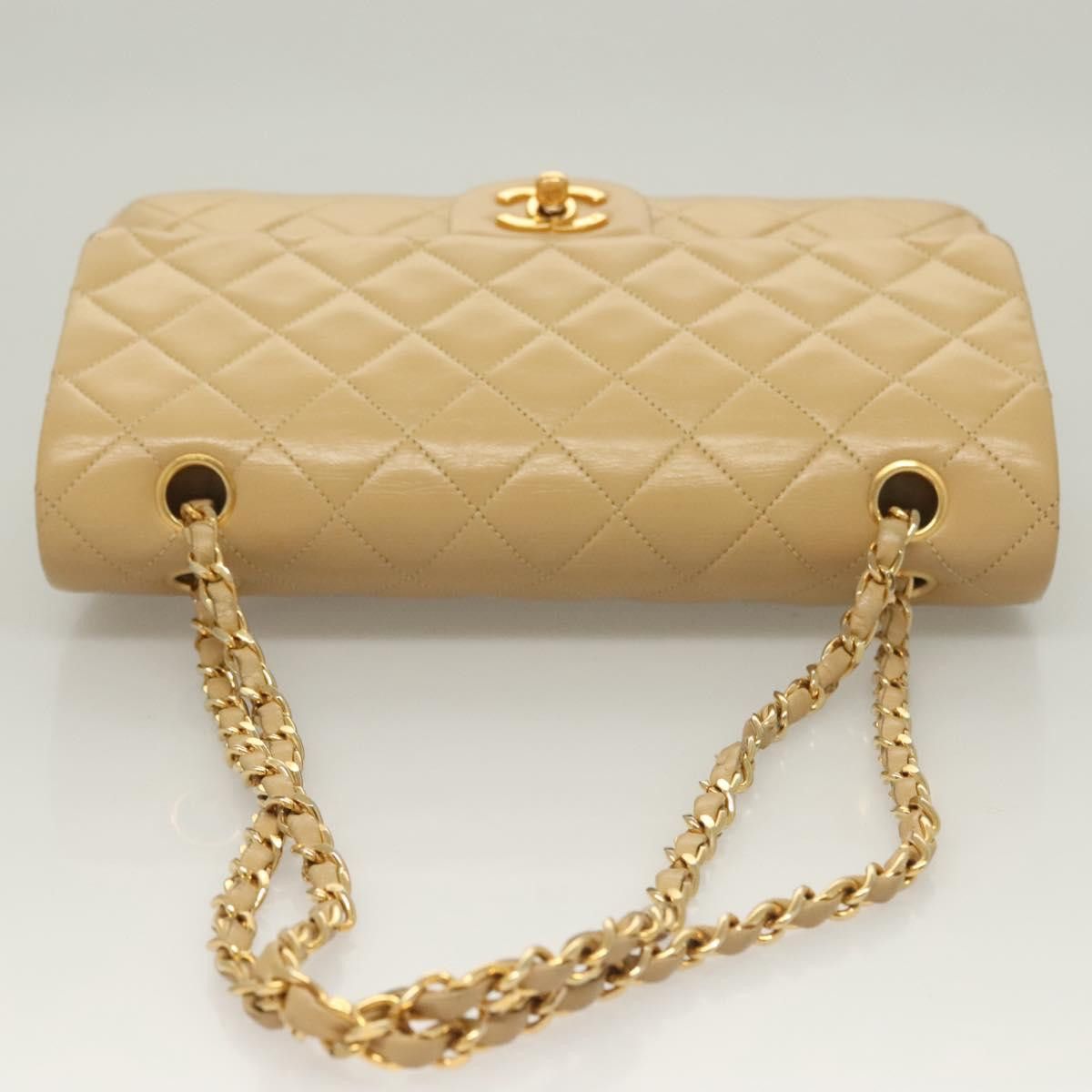 Chanel Chanel Vintage Classic Double Flap Bag Quilted Lambskin Size ONE SIZE - 7 Thumbnail