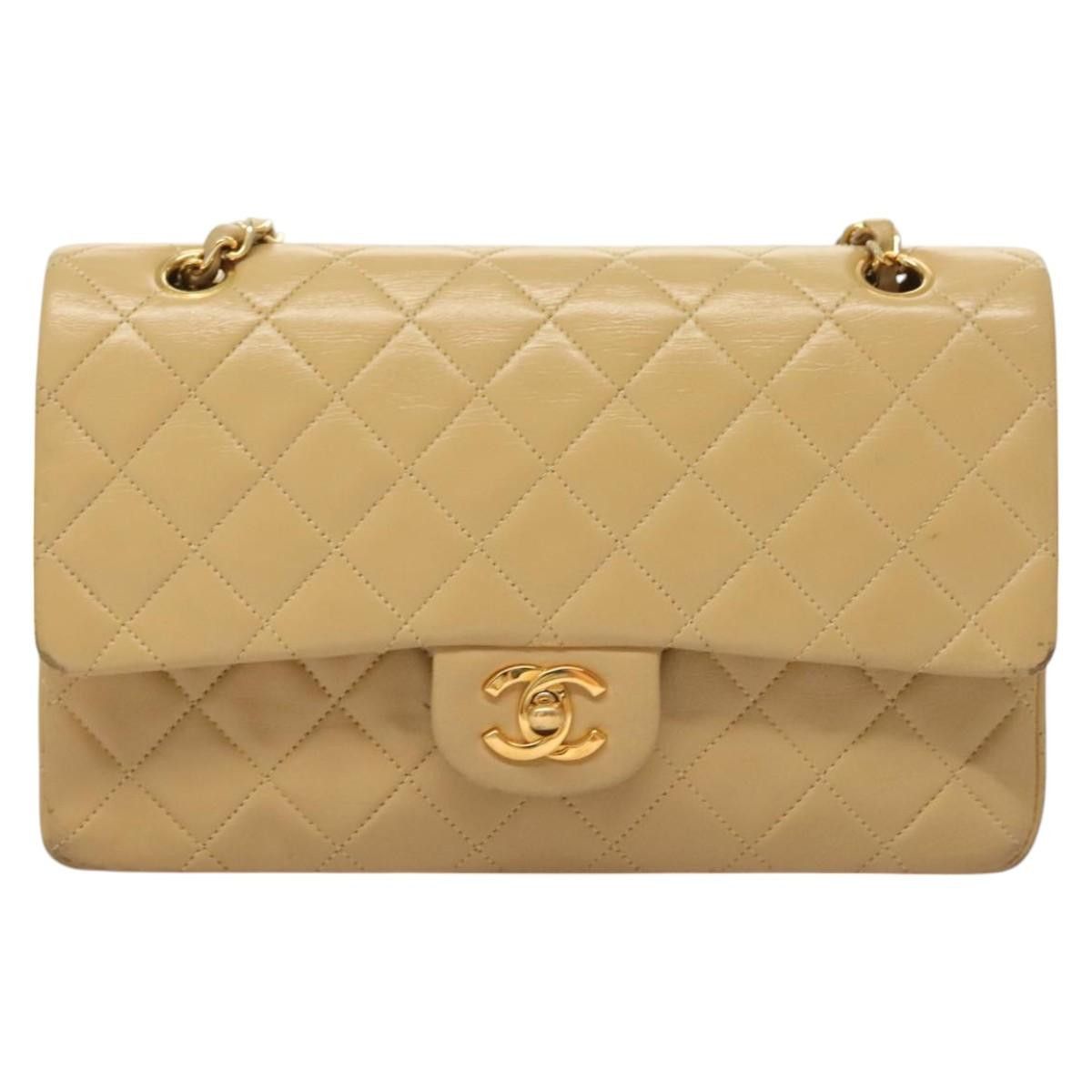 Chanel Chanel Vintage Classic Double Flap Bag Quilted Lambskin Size ONE SIZE - 2 Thumbnail