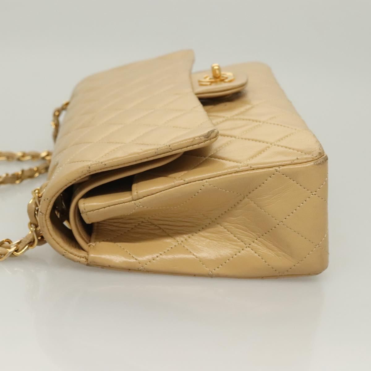 Chanel Chanel Vintage Classic Double Flap Bag Quilted Lambskin Size ONE SIZE - 6 Thumbnail