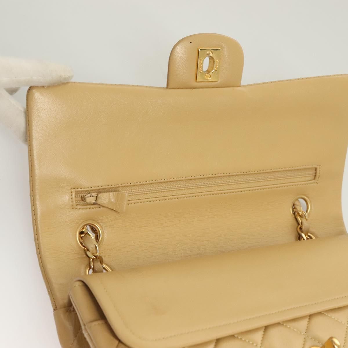 Chanel Chanel Vintage Classic Double Flap Bag Quilted Lambskin Size ONE SIZE - 16 Thumbnail