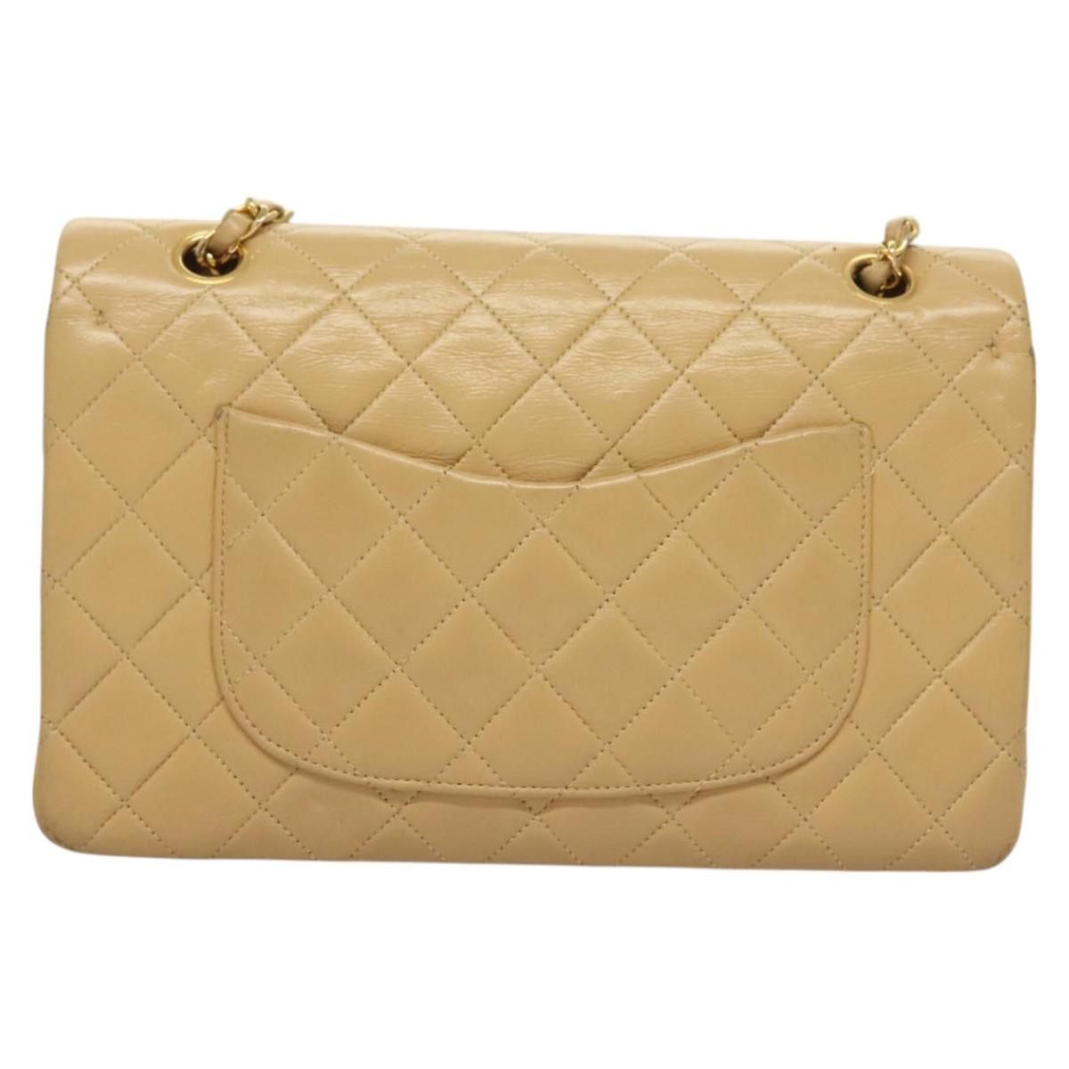 Chanel Chanel Vintage Classic Double Flap Bag Quilted Lambskin Size ONE SIZE - 3 Thumbnail