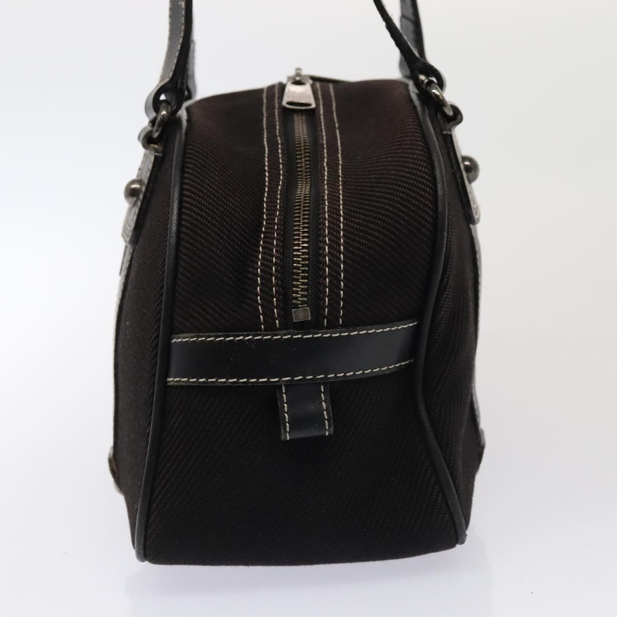 Burberry Burberry Nova Check Bowling Bag Canvas Size ONE SIZE - 3 Thumbnail