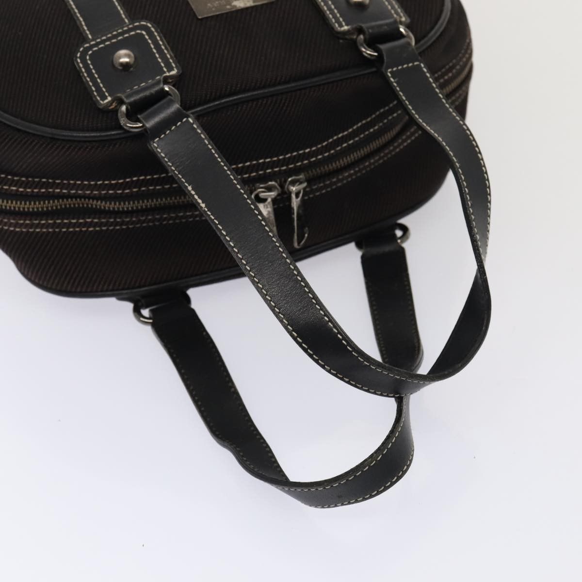 Burberry Burberry Nova Check Bowling Bag Canvas Size ONE SIZE - 7 Thumbnail