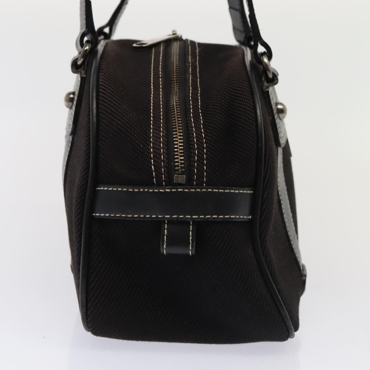 Burberry Burberry Nova Check Bowling Bag Canvas Size ONE SIZE - 4 Thumbnail