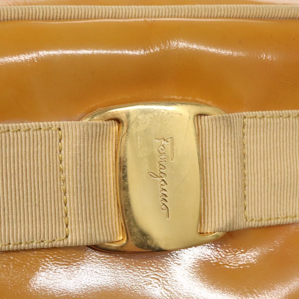 Salvatore Ferragamo Salvatore Ferragamo Gancini Zip Pouch Leather Size ONE SIZE - 10 Thumbnail