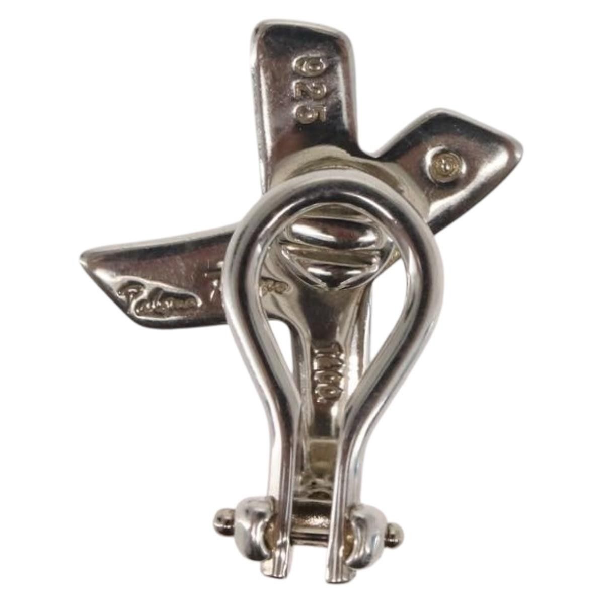 Tiffany & Co. Tiffany & Co. Paloma Picasso Graffiti X Clip-On Earrings Silver Size ONE SIZE - 3 Thumbnail
