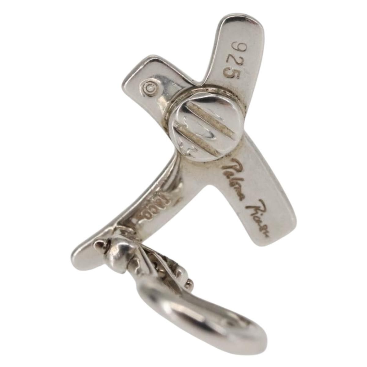 Tiffany & Co. Tiffany & Co. Paloma Picasso Graffiti X Clip-On Earrings Silver Size ONE SIZE - 6 Thumbnail