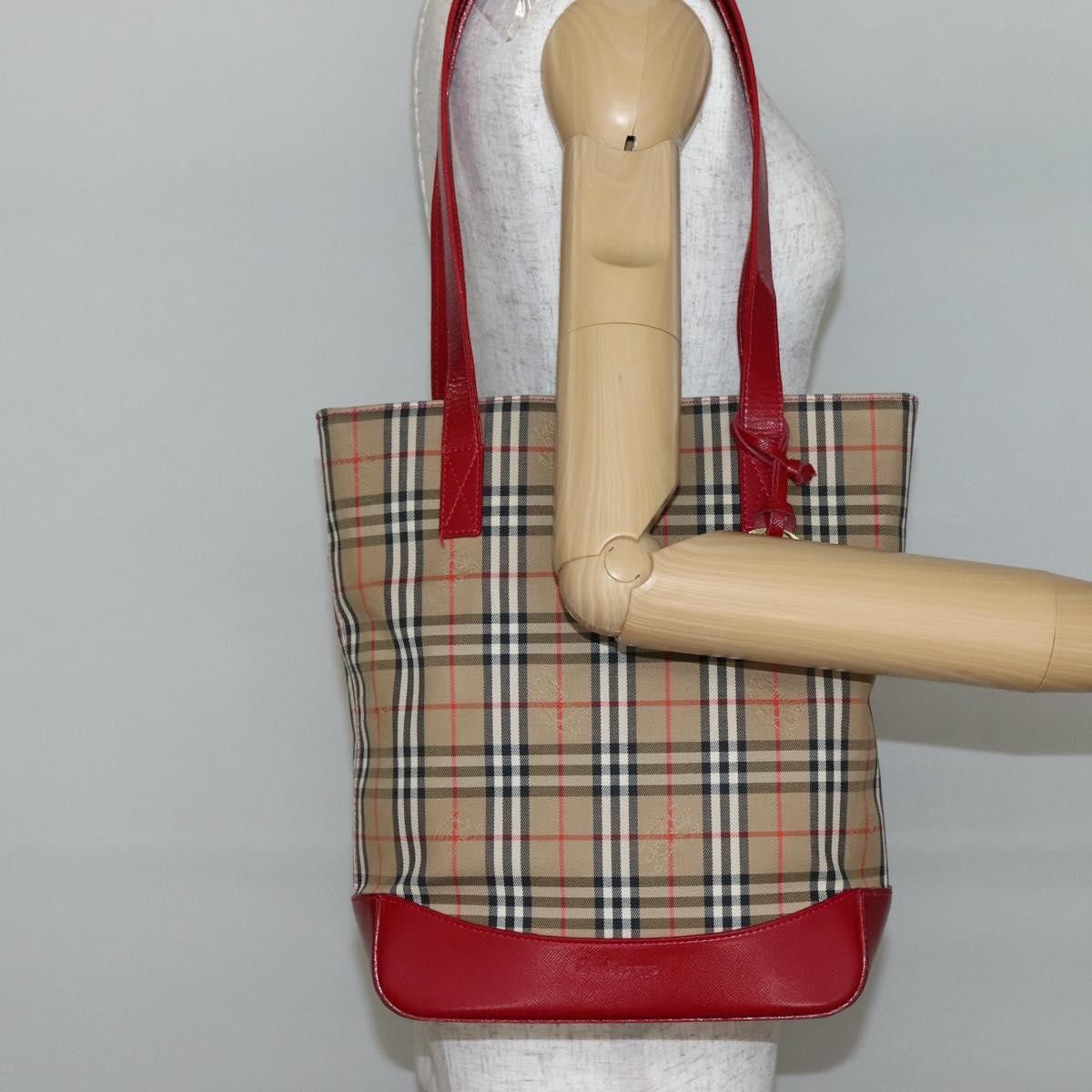 Burberry Burberry Nova Check Tote canvas check pattern Size ONE SIZE - 13 Thumbnail