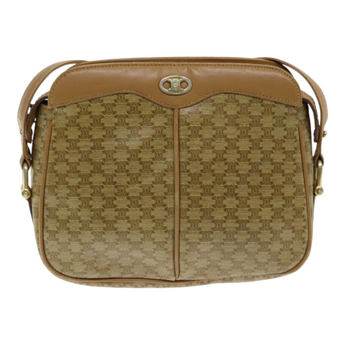 Celine Macadam Shoulder Bag Canvas
