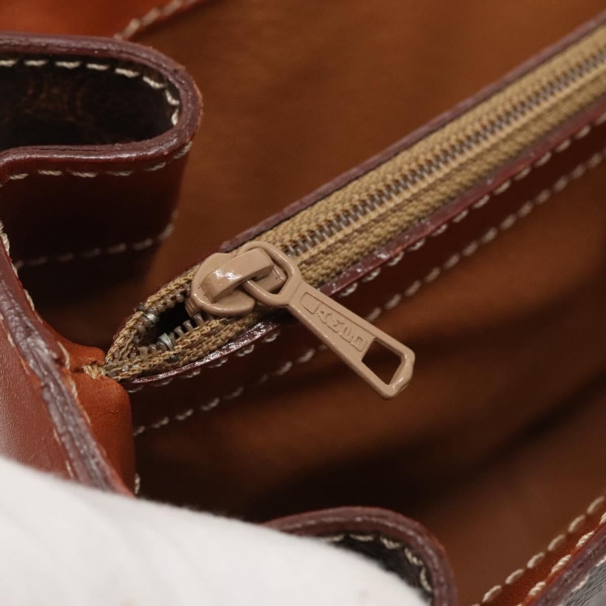Celine Celine Vintage Convertible Top Handle Bag Macadam Coated Canvas Size ONE SIZE - 21 Thumbnail
