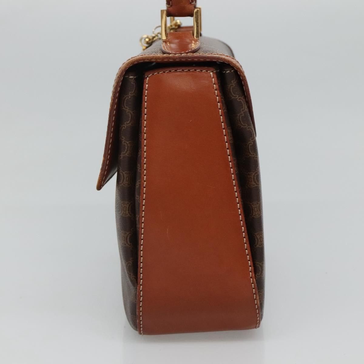 Celine Celine Vintage Convertible Top Handle Bag Macadam Coated Canvas Size ONE SIZE - 4 Thumbnail